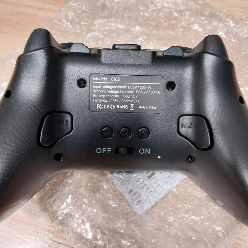 Game Controller 6162 Bluetooth RGB Wireless OS Black
